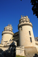 Pierrefonds; France - april 3 2017 : historical castle