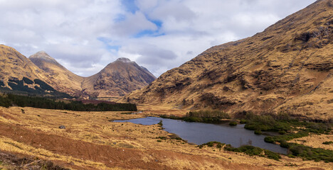 Fototapeta na wymiar The Scottish Highlands scenic landscape