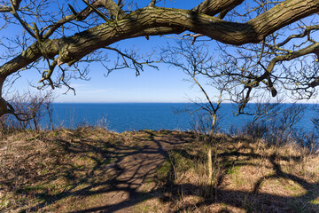 Durchblick Lübecker Bucht Ostsee vom Klützer Winkel
