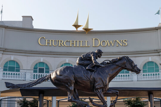 Churchill Downs, Home to the Kentucky Derby. The Kentucky Derby is one of the Crown Jewels of horse racing and professional sports.