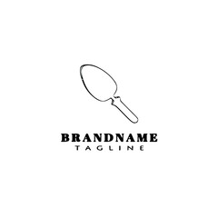 shovel logo icon design template illustration