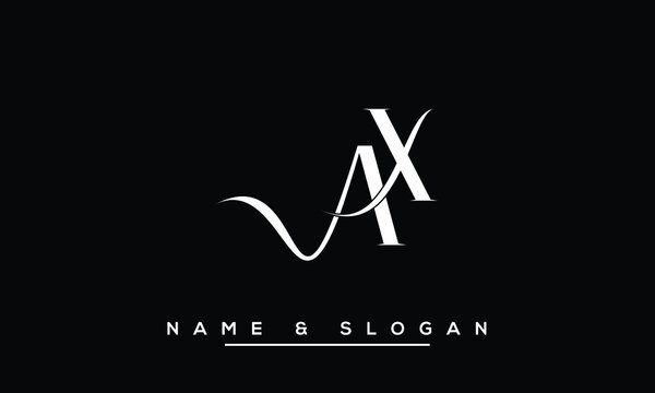 XA,  AX,  X,  A   Abstract  Letters  Logo  Monogram