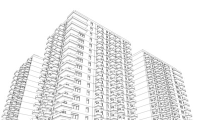 Fototapeta premium abstract architecture background