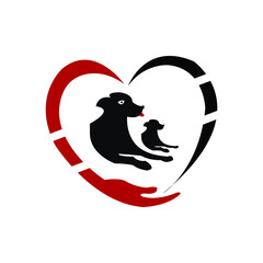 dog heart logo 