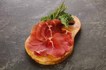 Italian cuisine - bresaola di Milano