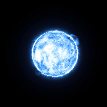 Illustration of the white dwarf space star for web articles,posters etc.