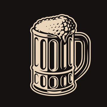 beer cup vector illustration