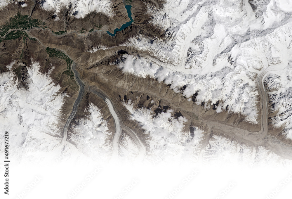Poster view from the top of the earth's surface. elements of this image furnished by nasa.