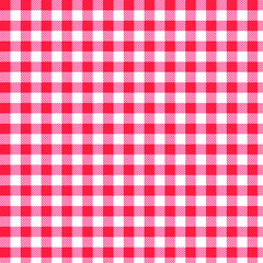 Abstract pattern. Cage with stripes. Factory textiles. Red . red and white checkered picnic tablecloth