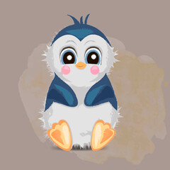 penguin cute character