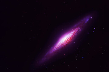 Obraz na płótnie Canvas A beautiful galaxy in deep space. Elements of this image furnished by NASA