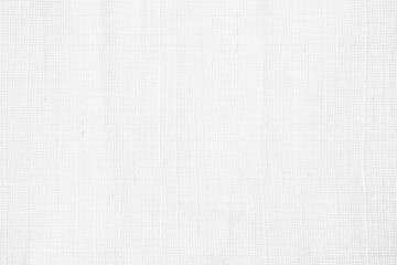 White linen canvas fabric texture background