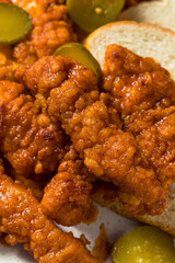 Homemade Spicy Nashville Hot Chicken Fingers