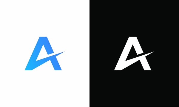 letter A logo initial vector icon design illustration
