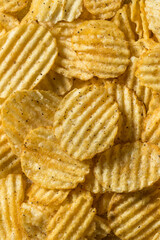 Salt and Pepper Crinkle Potato Chips