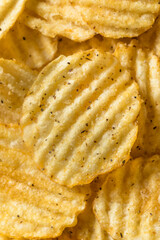 Salt and Pepper Crinkle Potato Chips