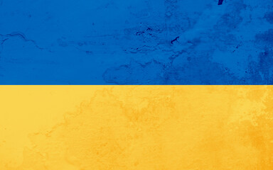 The flag of Ukraine abstract texture background 