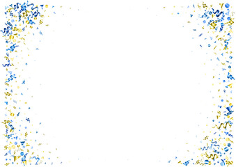 Abstract colorful confetti background. Isolated on the white.