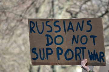 Friedensdemo am Brandenburger Tor, Berlin 27.02.2022 © Katharina Pfuhl