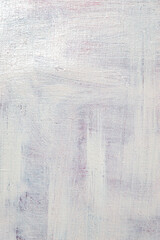 Fototapeta premium abstract light creative background - rough linen canvas unevenly covered with white primer. Toning, blur. Temporary object.