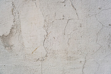 surface of concrete gray wall  in cracks