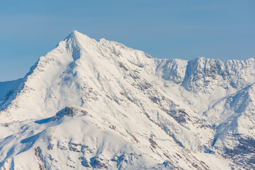 Mountain peak. Highest mountain in the Europe. National Park.