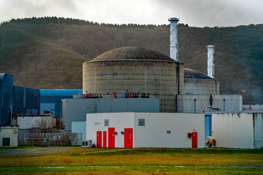 Detail of nuclear power plant

