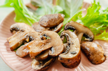 ブラウンマッシュルームのソテー