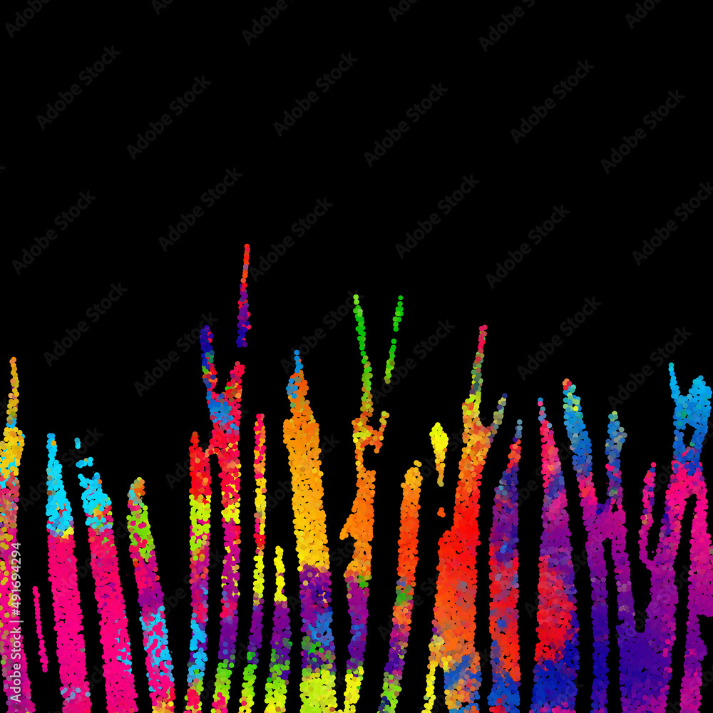 Wall mural Bright abstract image in a modern style.