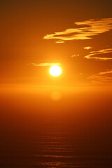 Fototapeta premium sunset over the sea