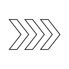 Arrow icon Simple, flat design for web or mobile app. eps 10