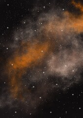 Background with space and starry sky 