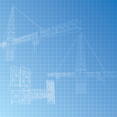 Construction building vector sketch