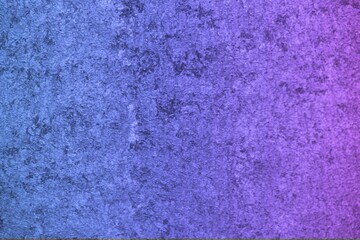 Purple texture teal abstract background. Gradient. Toned rough surface texture. Painted wall. Colorful space for design.