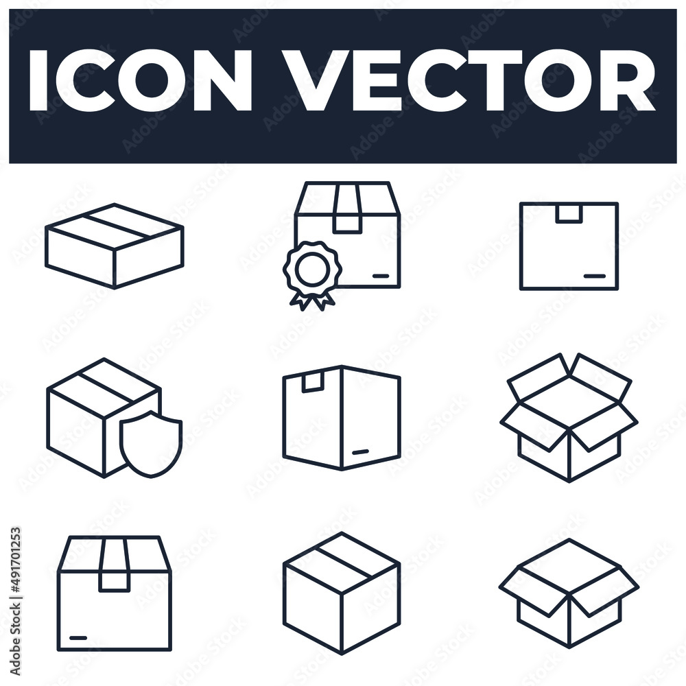 Poster set of chat and message elements symbol template for graphic and web design collection logo vector i