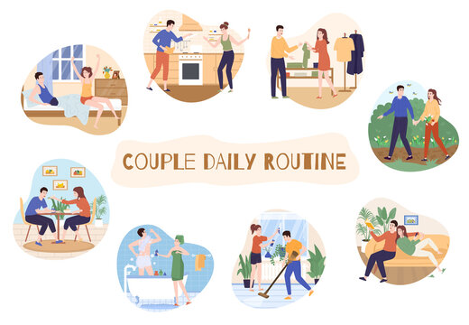 Couple Daily Routine Set