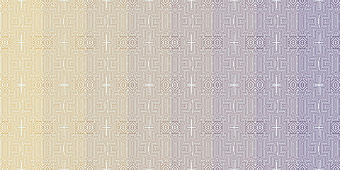 Vector graphic of Seamless abstract geometric pattern in soft rainbow color. Good for watermark background, certificate, banknote, money design, currency, note etc.