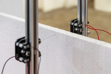 Polystyrene Cutter Plotter. The cutter is a plotter that uses the hot wire technique for cutting...