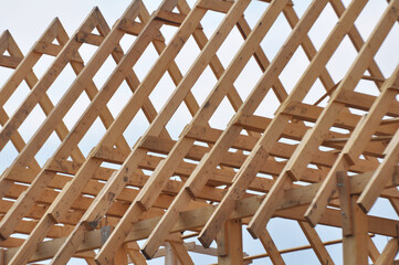 Lumber used for the construction or reconstruction of roofs.