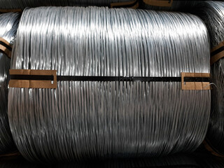 Coil of wire. Wire reel. knitting wire. Steel wire. Wire production. Wire manufacturing. procedure wire drawing.
Finished goods warehouse.