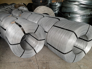Coil of wire. Wire reel. knitting wire. Steel wire. Wire production. Wire manufacturing. procedure...