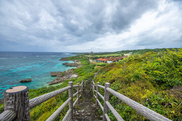 Fototapeta premium 宮古島 イムギャーマリンガーデンの風景 