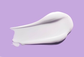 White cream smudge swatch textured coral nude pink purple colored background