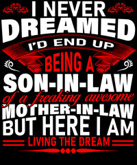 I never dreamed i'd end up