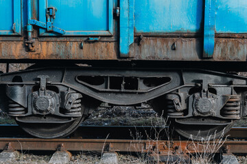 Naklejka premium old steam train