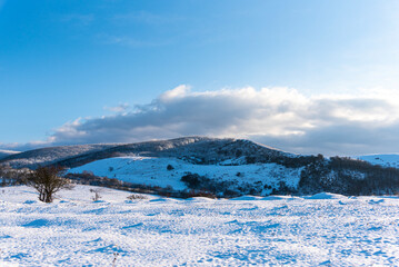 Winter in the mountains