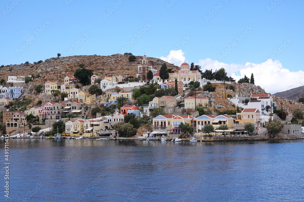 Sticker Symi, eine Insel bei Rhodos