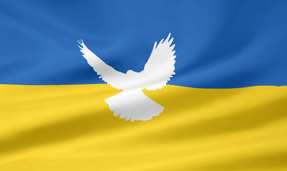 Ukraine Friedensflagge - 491711411