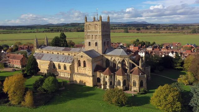 Tewkesbury Abbey (Abbey Church of St. Mary the Virgin), Tewkesbury, Gloucestershire, England, United Kingdom, Europe