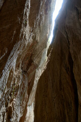 Garabagh gorge. Natural attractions in Dagestan. North Caucasus, Russia.